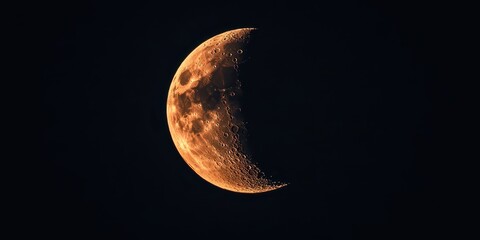 Magical crescent moon design surrounded by concentric circles, displaying a witchcraft aesthetic in a high-resolution occult-themed visual representation.