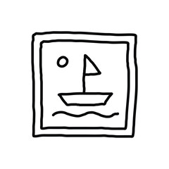 icon illustration of hand drawn style