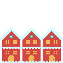 Christmas Village Illustration