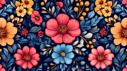 Seamless Floral Background 