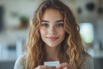 Close-up young woman brushing her hair and have many hair loss on the comb, Generative AI