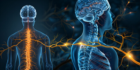 Neuroglow: Illuminating the Human Brain, Spinal Cord, and Neuronal Synapses