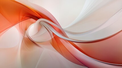 Naklejka premium Contemporary art background with bold, flowing shapes and soft gradients, adding a refined touch to digital visuals
