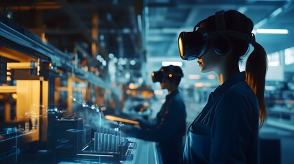 Exploring the future of industry workers in virtual reality environments enhancing productivity and efficiency in modern manufacturing