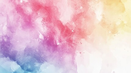 Obraz premium Explosion of gentle tones with watercolor effects, pastel hues creating a light and serene backdrop