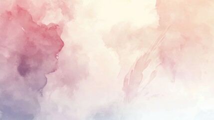 Fototapeta premium Explosion of gentle tones with watercolor effects, pastel hues creating a light and serene backdrop