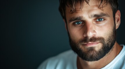 Obraz premium This portrait captures a scientist in a lab, exuding confidence and determination, embodying the spirit of inquiry and the pursuit of scientific advancement.