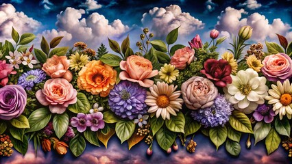 Watercolor Floral Elements Collection for Creative Design Projects