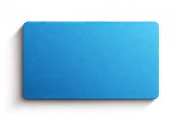 Blue Blank Card. 