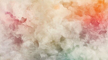 Muted color background with subtle pastel explosion, soft and calm hues blending into an abstract design