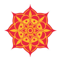 abstract spiritual symbol sun mandala