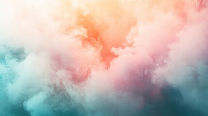 Obraz premium Muted pastel explosion with subtle tones, blended in an abstract and minimalist style