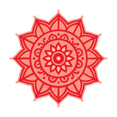 abstract spiritual symbol sun mandala