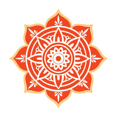 abstract spiritual symbol sun mandala