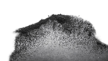 Highlighter Photocopy Effects in Stipple Dot Texture Isolated Artwork