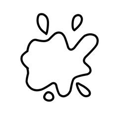 housekeeping cleaning line icons set