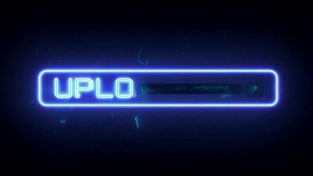 Digital neon uploading