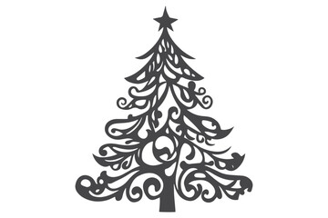 Christmas Tree  cut file, Cricut Christmas Tree, Christmas Tree file