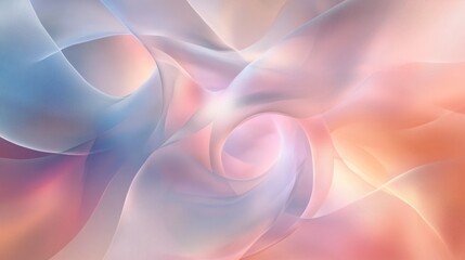 Soft explosion of muted colors, delicate gradients with pastel tones in an abstract and peaceful display