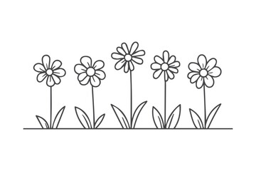 paper-cut DAISY FLOWERS SVG cut file