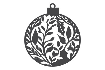 Paper Cut Christmas Scene SVG Cut File