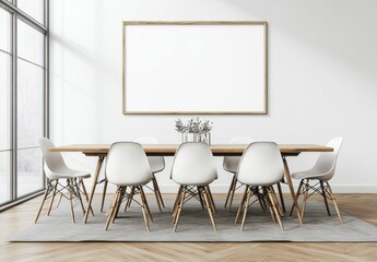 Minimalist Dining Room.