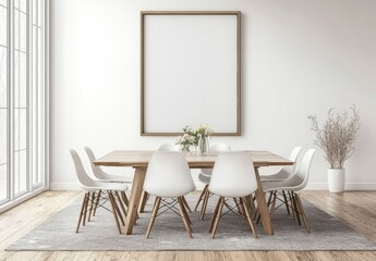 Minimalist Dining Room.
