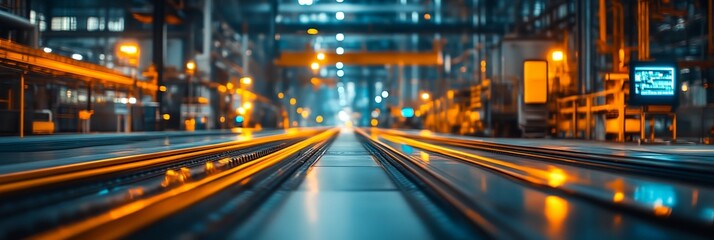 Fototapeta premium a bright orange line