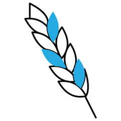 Organic Gluten-Free Eco Vector Icon Design