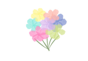 Flowers pastel 