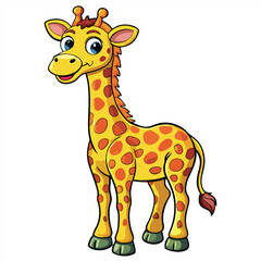 Obraz premium giraffe vector illustration
