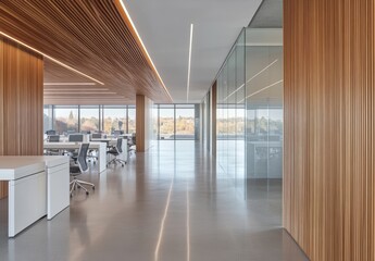 Fototapeta premium Modern Office Interior.