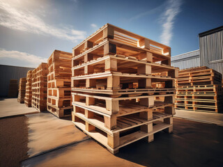 pallet of wood 