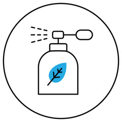 Non-Toxic Natural Perfume Vector Icon Design