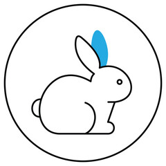 Animal-Friendly Eco Cruelty-Free Vector Icon Design