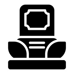 Tombstone Solid Icon