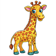 Obraz premium giraffe vector illustration