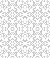 Islamic background with traditional style arabic. Seamless pattern for card, background, fabric or abstract design. Muslim ornament.