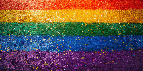 Colorful glittering rainbow background.