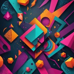 Abstract Colorful Texture with Organic Patterns - High-Resolution Digital Art for Commercial Use