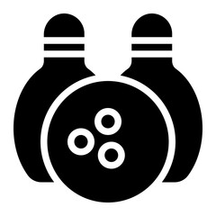 Bowling Solid Icon