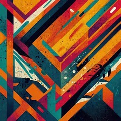 Abstract Colorful Texture with Organic Patterns - High-Resolution Digital Art for Commercial Use