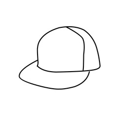 Hats doodle illustration including icons 