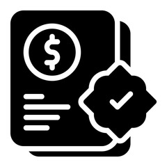 Invoice Solid Icon