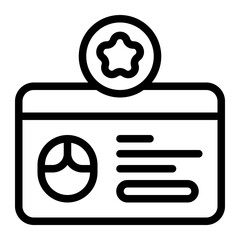 Loyalty Program Line Icon