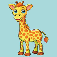 Obraz premium giraffe vector illustration