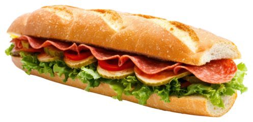 PNG One real savory submarine sandwich lunch bread food.