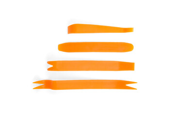 Obraz premium Nail puller isolated on white background.