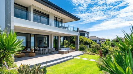 Stylish Modern Two-Storey Home with Lush Garden