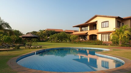 Scenic Villa with Pool in Picturesque Setting